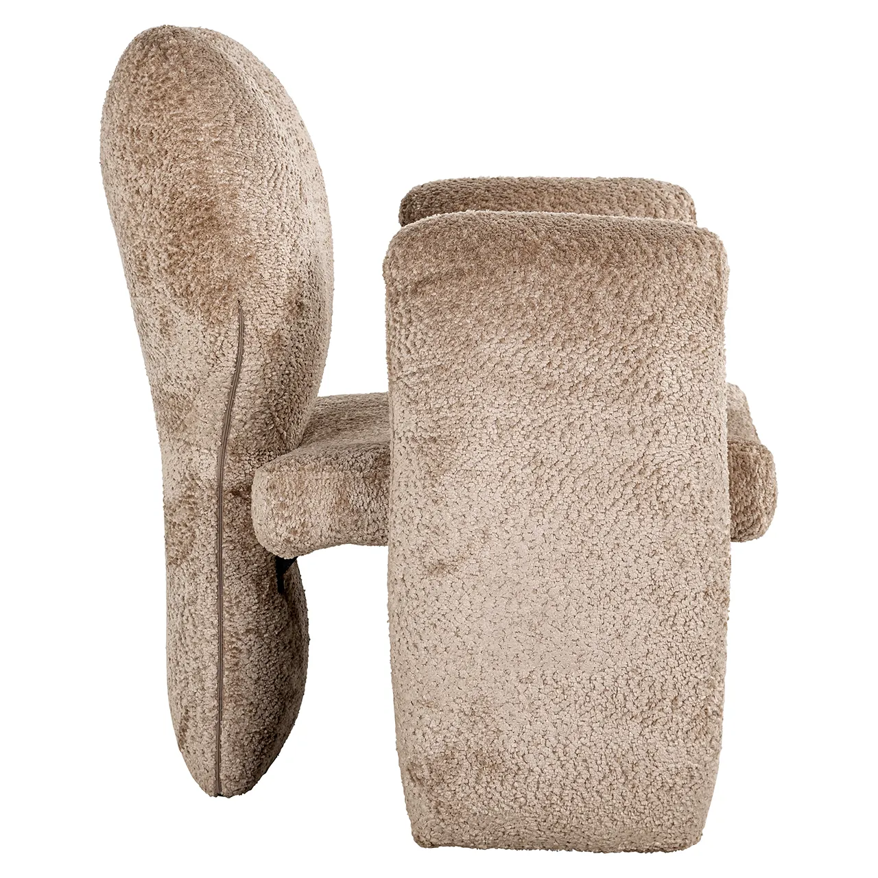 Fauteuil Didi natural sheep (Sheep 01 natural)