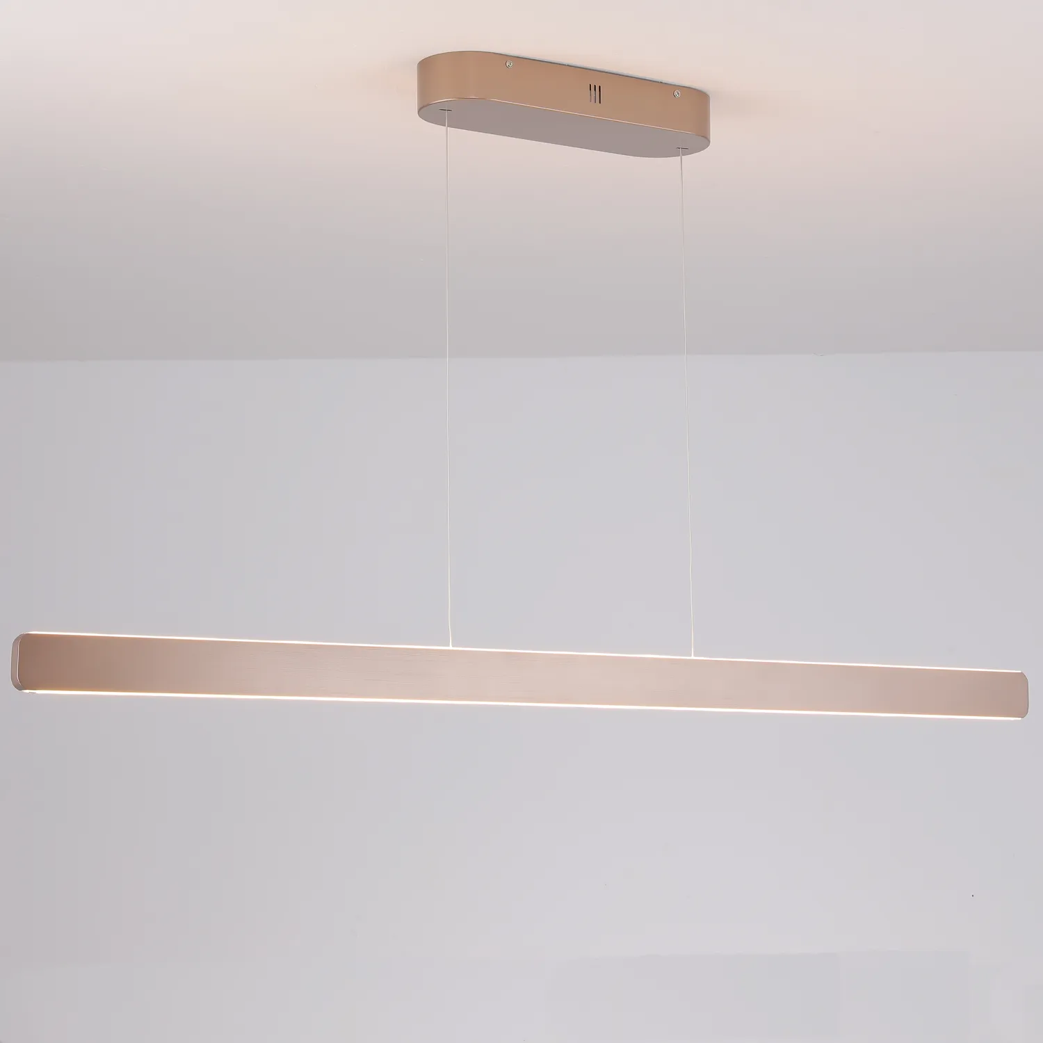 Hanglamp Recht 120 cm Brons
