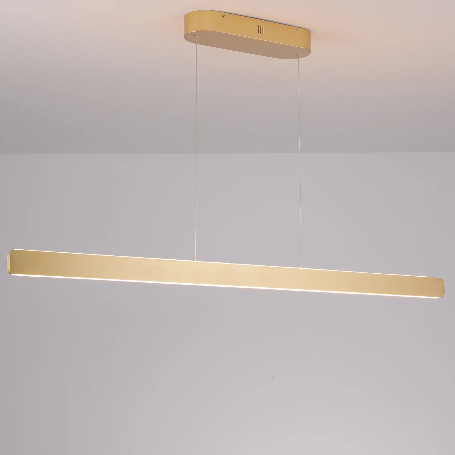 Hanglamp Recht 120 cm Goud