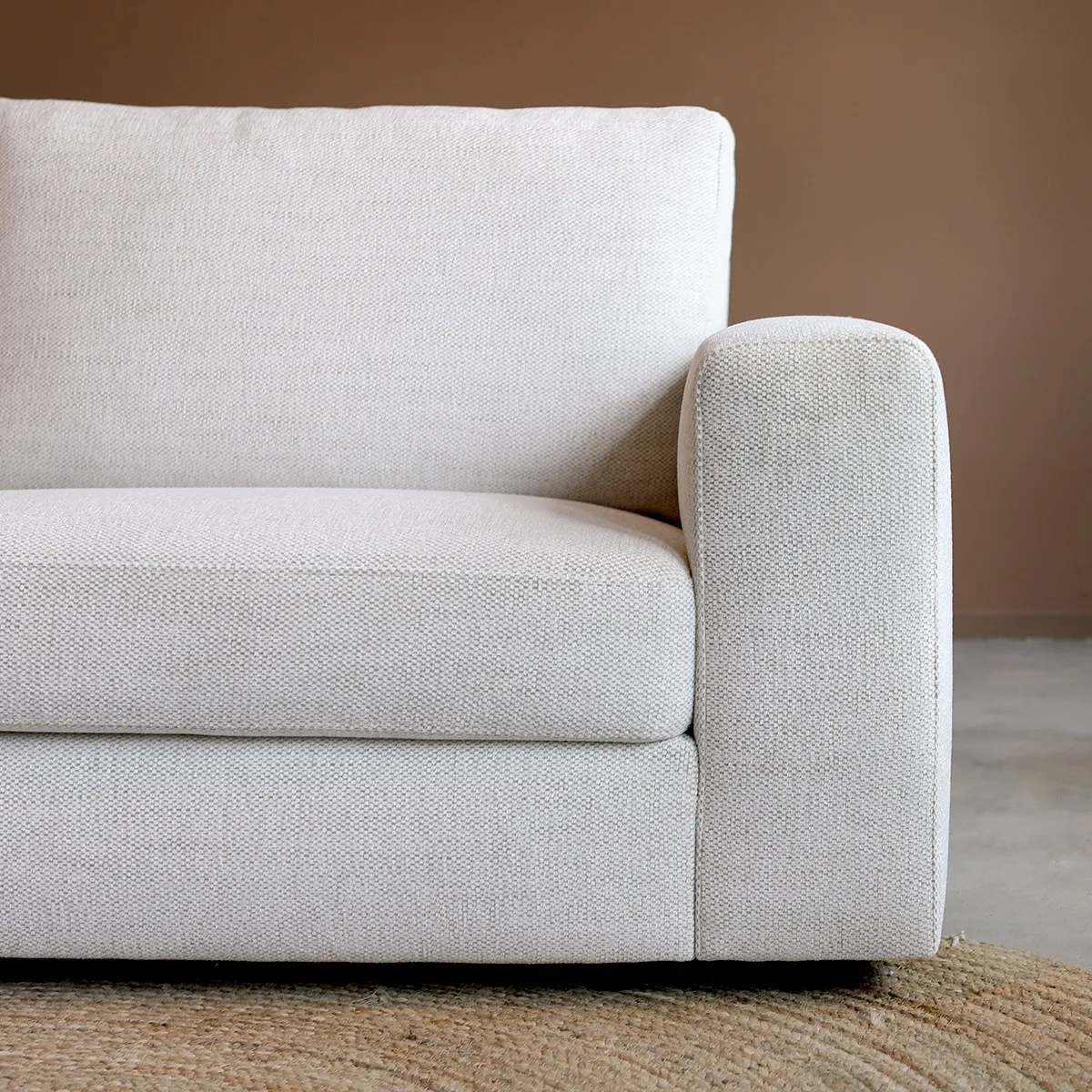 Hoekbank Uno Links Beige