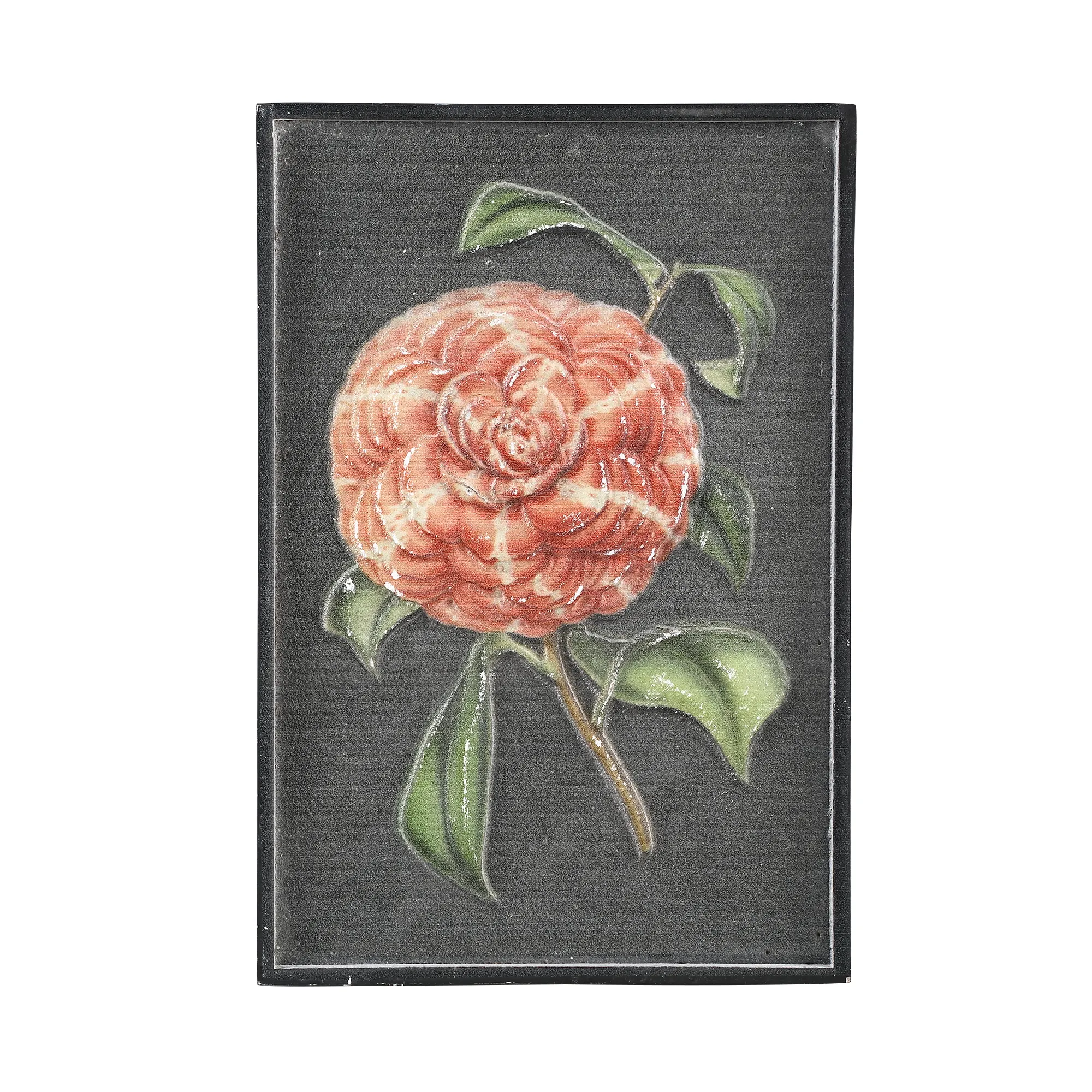 Loise Flower MDF Red Peony Wallpanel