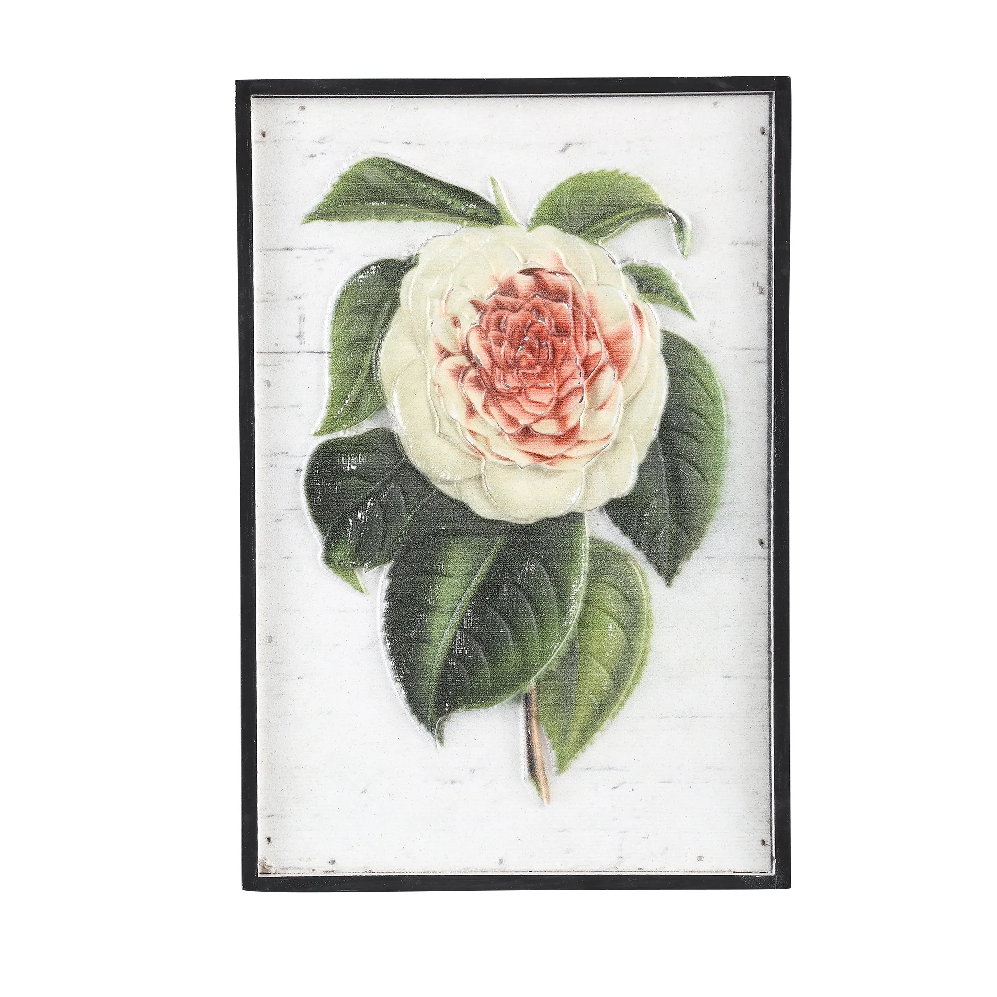 Loise Flower MDF White Peony Wallpanel