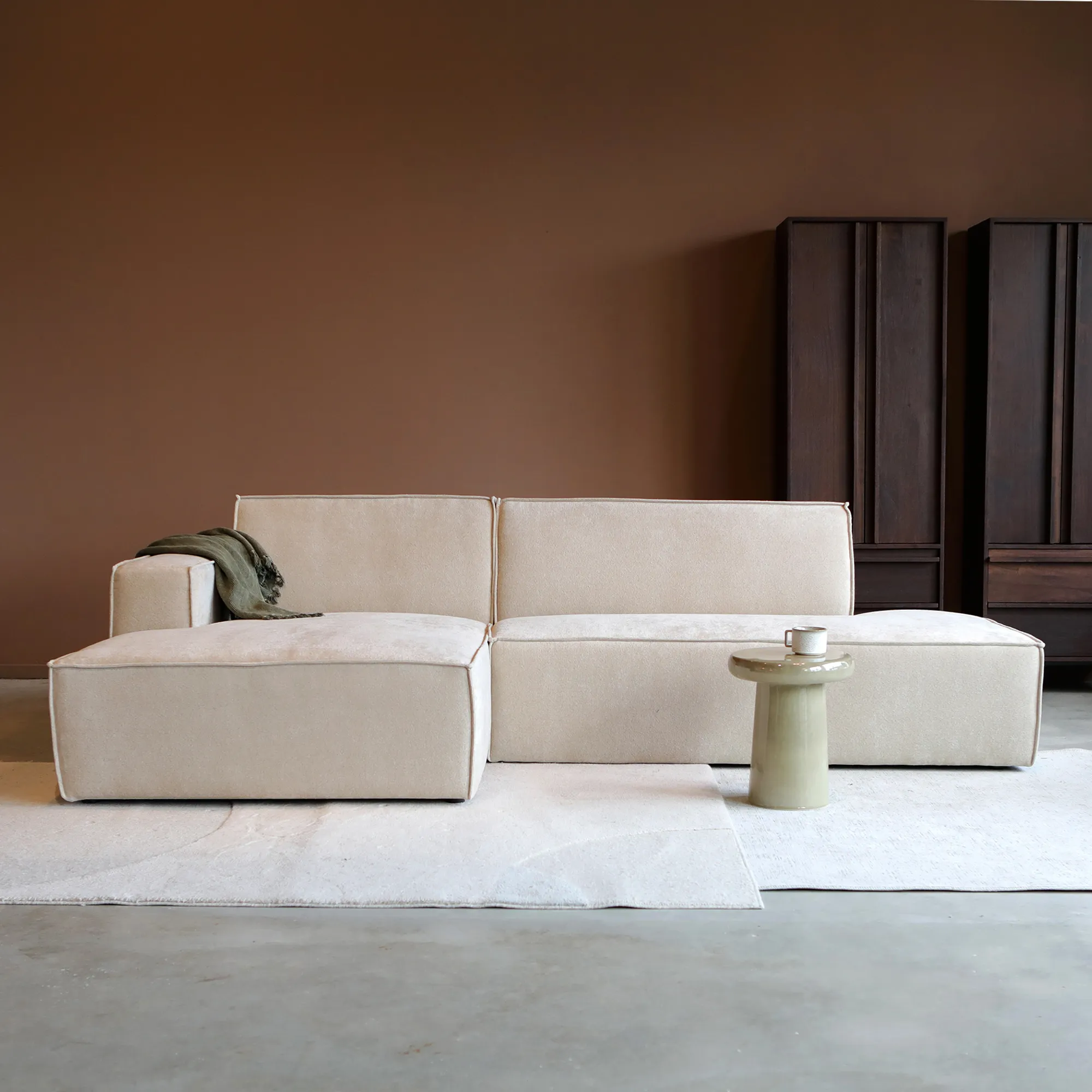 Loungebank Enzo Links Linnen