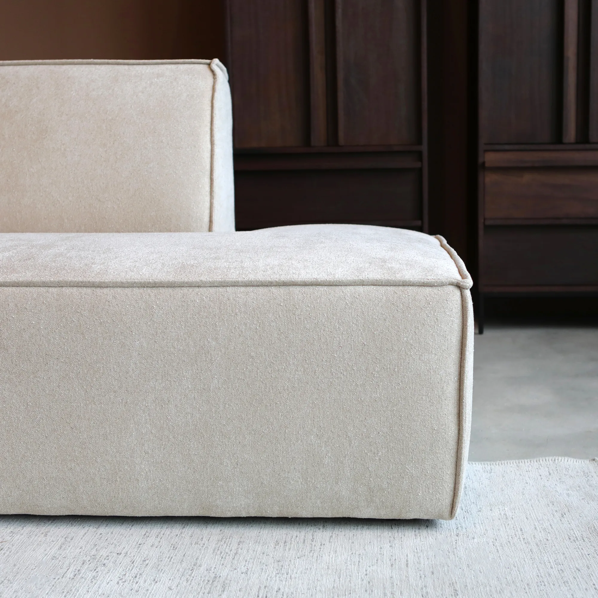 Loungebank Enzo Links Linnen