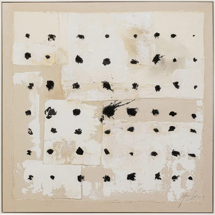 Schilderij Creative Dots 120x120cm