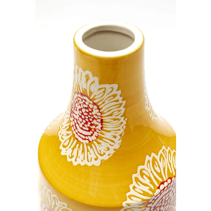 Vaas Flower Geel 38 cm