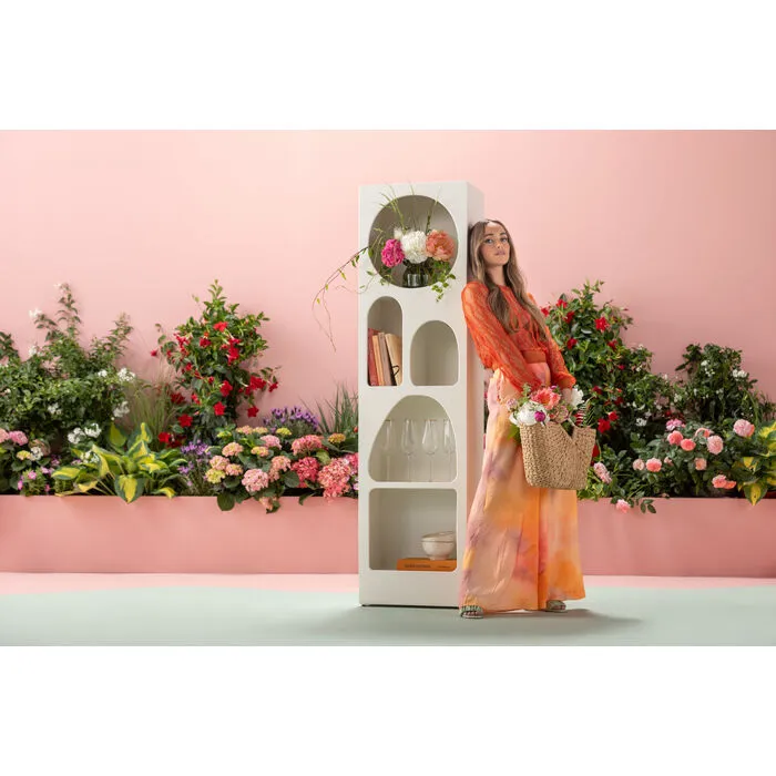 Wandkast Paco White 48x180cm