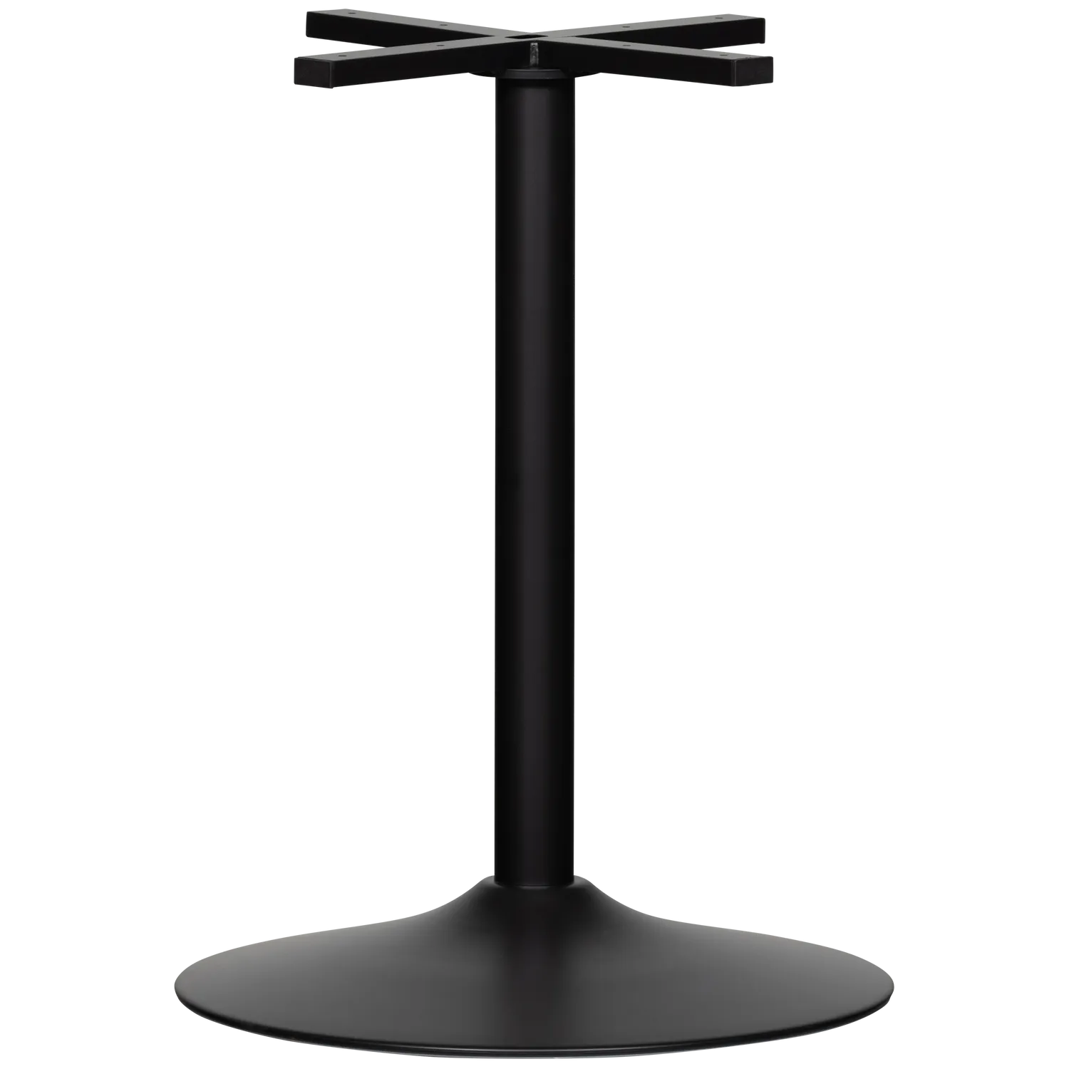 BISTRO RONDE BUISVOET METAAL ZWART 72xO54CM