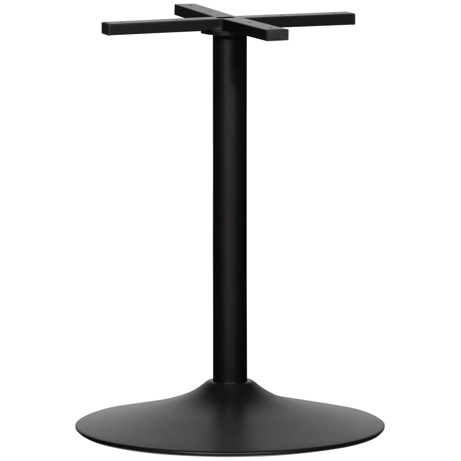 BISTRO RONDE BUISVOET METAAL ZWART 72xO54CM