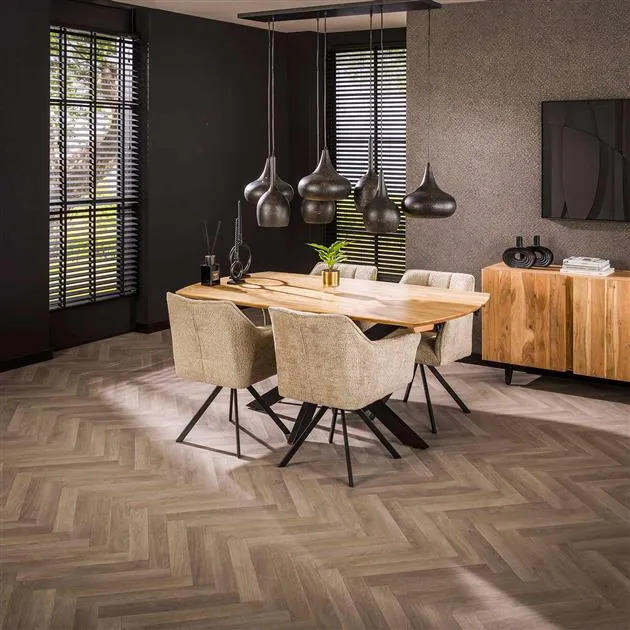 Eetkamertafel extend 175/275 / Massief acacia naturel