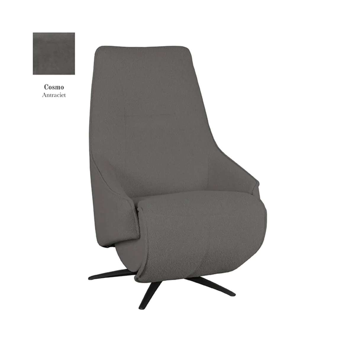Fauteuil Odense - Antraciet - Cosmo - Elektrische