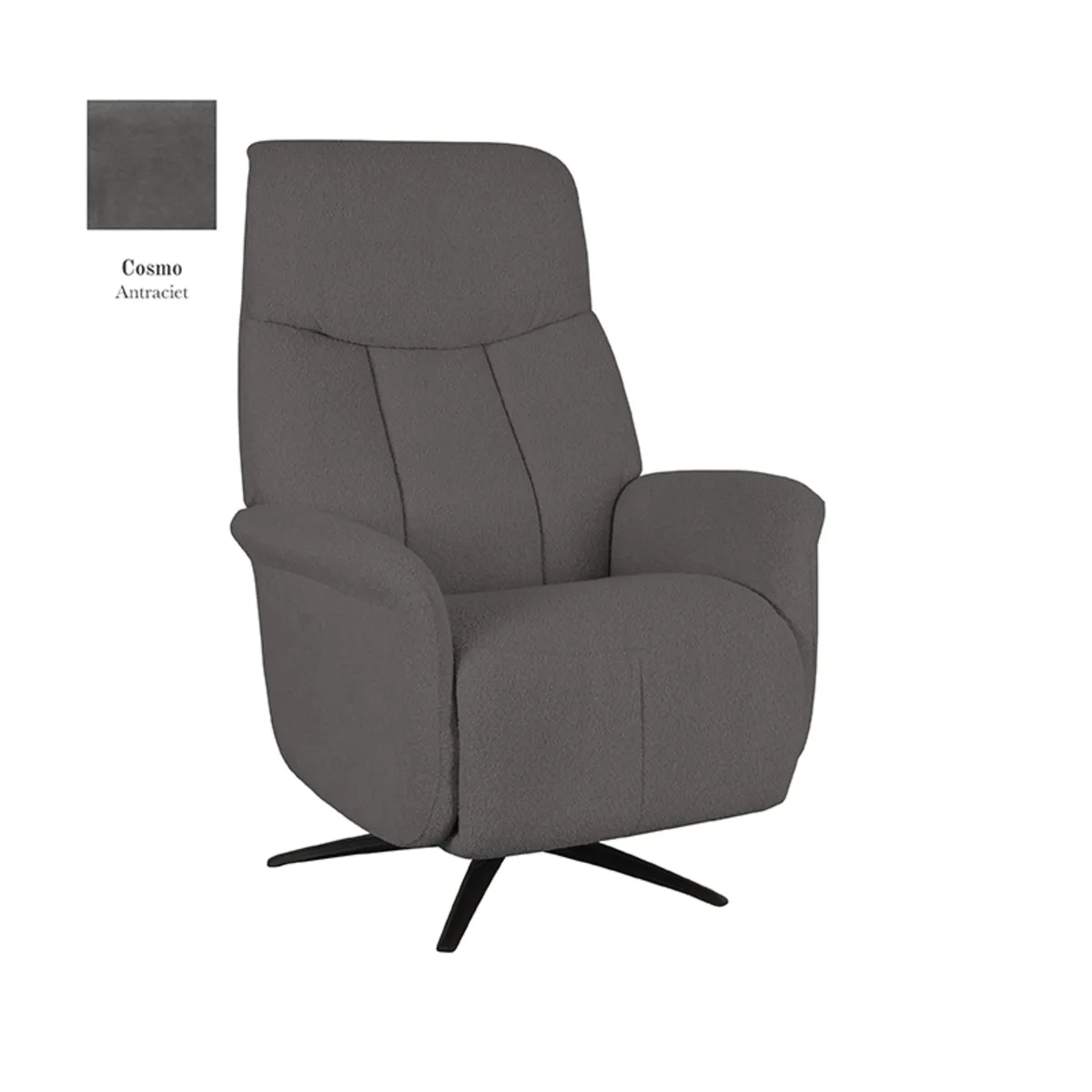 Fauteuil Oslo - Antraciet - Cosmo - Elektrische
