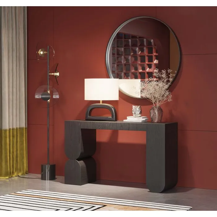 Sidetable Curve Black 120x76cm