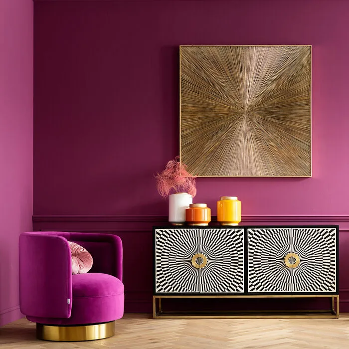 Wanddecoratie Illumino 120x120cm