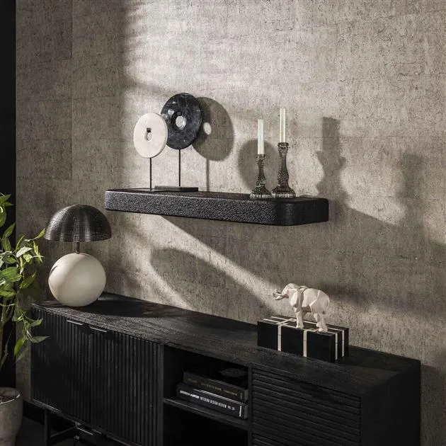 Wandplank 100cm metallic / Grijs