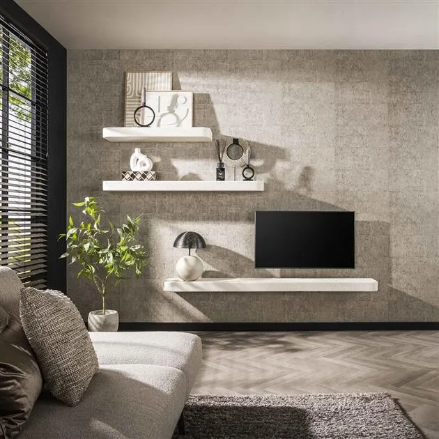 Wandplank 100cm stone / Marmer composiet
