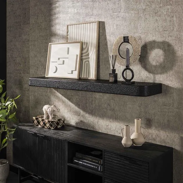 Wandplank 150cm metallic / Grijs