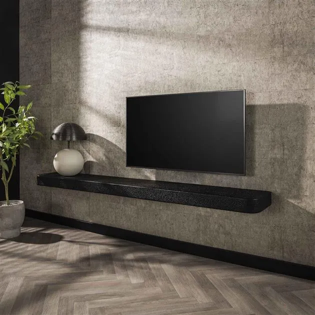 Wandplank 200cm metallic / Grijs