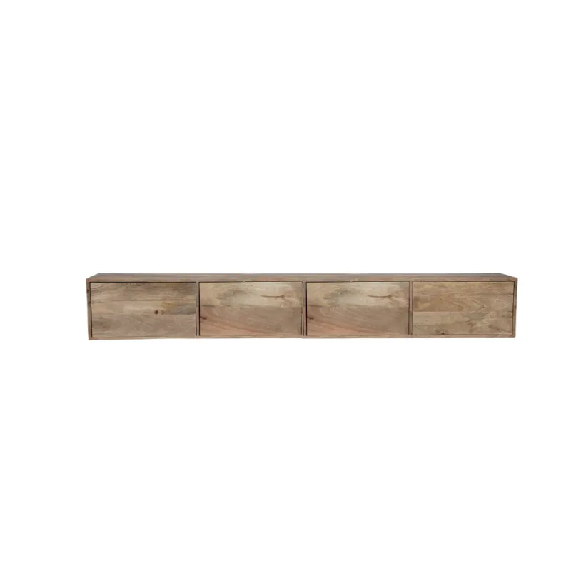 Zwevend tv meubel Vision Naturel 240 cm