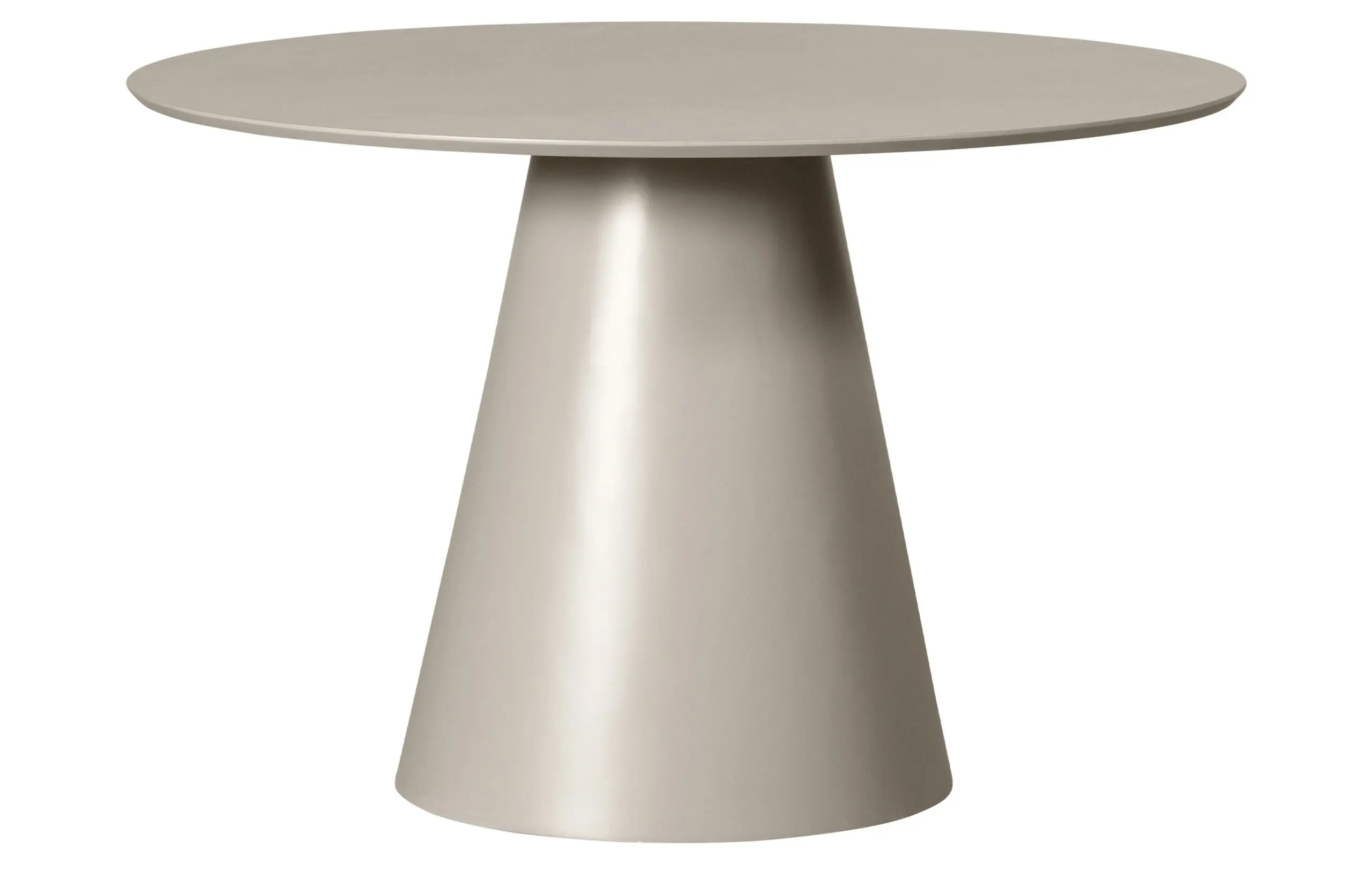 Showroommodel Jorre Eettafel Mdf Antique Beige Ø120cm, zelf afhalen