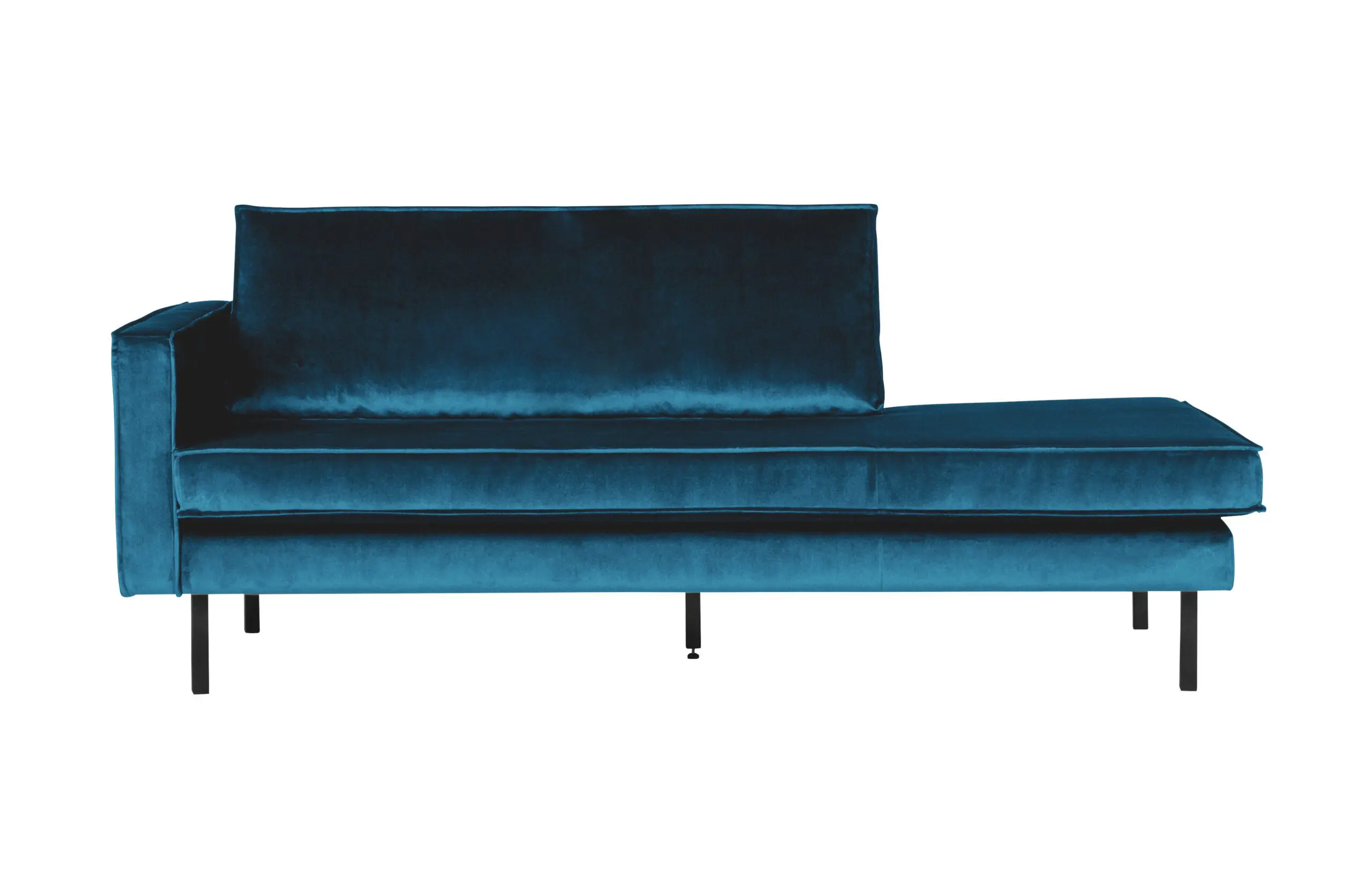 Showroommodel, zelf afhalen! Rodeo Daybed Left Velvet Blue