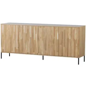NEW GRAVURE DRESSOIR 200 CM EIKEN BLANKE LAK [fsc]
