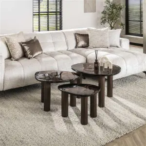 Salontafel Eclipse M / Koper antiek finish