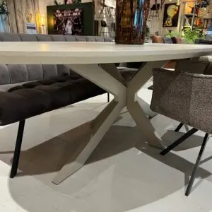 Showroommodel, zelf afhalen! Eettafel Odin Beige 240cm