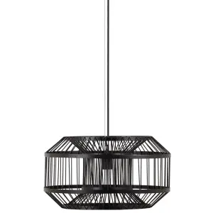 ESILA HANGLAMP METAAL ZWART