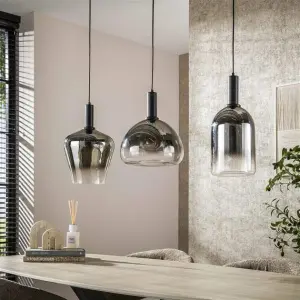 Hanglamp Zenith mix 3-lichts / Artic zwart