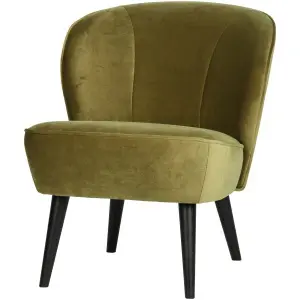 SARA FAUTEUIL VELVET ARMY