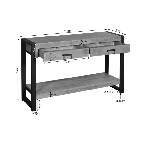 Sidetable Boaz 120 cm