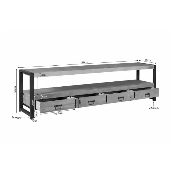 Tv Meubel Boaz 180 cm