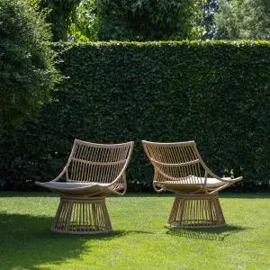 ALATNA TUINSTOEL WICKER NATUREL