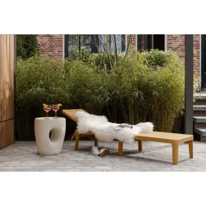 JINTE LIGBED TUIN KUNSTSTOF GEEL