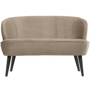 SARA BANKJE VELVET KHAKI