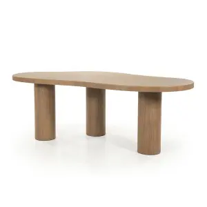 Eettafel Bobbie - lichtbruin