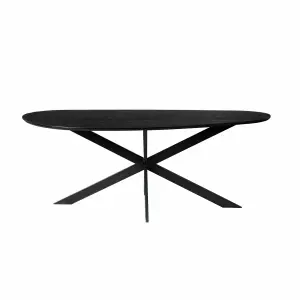 Eettafel Cloud | 280 cm | Eiken | Zwart