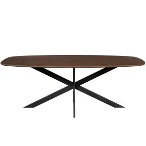 Eiken eettafel Ferris | Deens Ovaal 200 cm | Brown