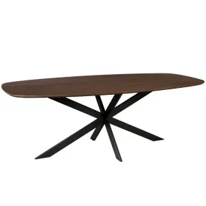 Eiken eettafel Ferris | Deens Ovaal 200 cm | Brown