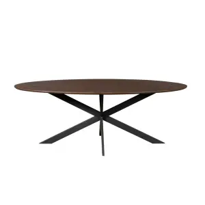 Eiken eettafel Ferris | Ovaal 280 cm | Brown