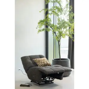 HEIN RELAXFAUTEUIL ELEKTRISCH MELANGE ANTRACIET/BRUIN