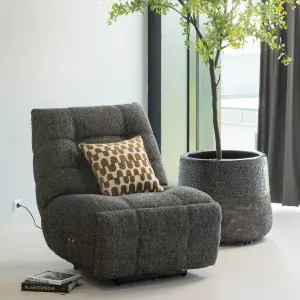 HEIN RELAXFAUTEUIL ELEKTRISCH MELANGE ANTRACIET/BRUIN