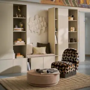SETTLE DOWN TV MEUBEL/BANKJE 108CM DUST MET ZITKUSSEN