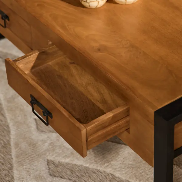 Salontafel Boaz met 2 lades 120 cm