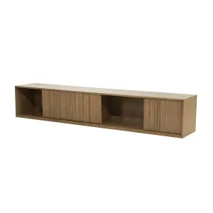 TV meubel Milo 240 cm - bruin