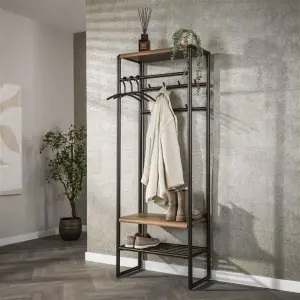 Garderobemeubel Luno 70cm / Drift brown