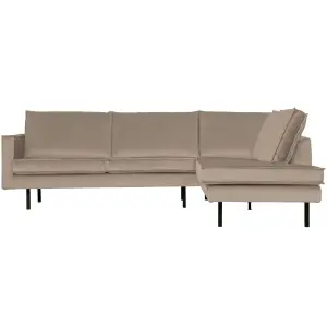 RODEO HOEKBANK RECHTS VELVET KHAKI