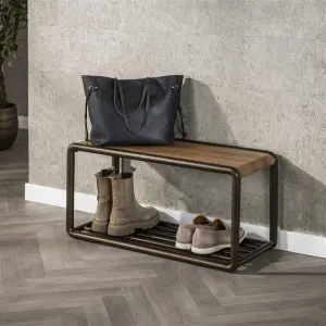 Schoenenbank Luno / Drift brown