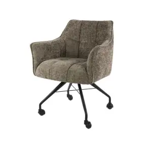 Armstoel Raster wieltjes verpakt per 2 / Hoven champagne